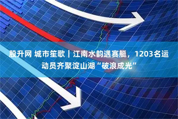 股升网 城市笙歌｜江南水韵遇赛艇，1203名运动员齐聚淀山湖“破浪成光”