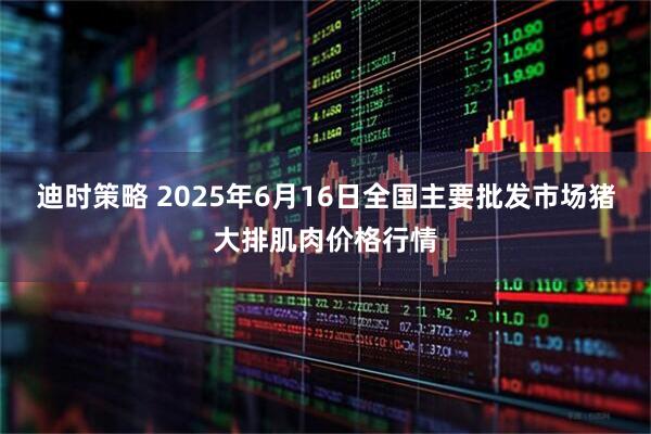迪时策略 2025年6月16日全国主要批发市场猪大排肌肉价格行情