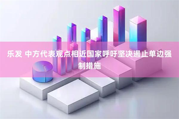 乐发 中方代表观点相近国家呼吁坚决遏止单边强制措施